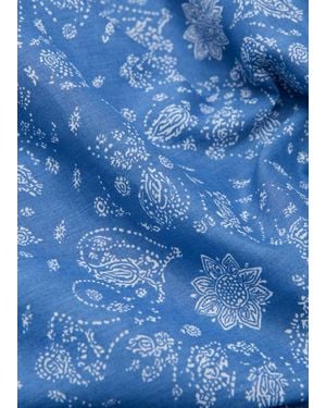 MANGO TEEN Printed Beach Towel - Blue