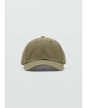 Mango Plain Cotton Cap - Green