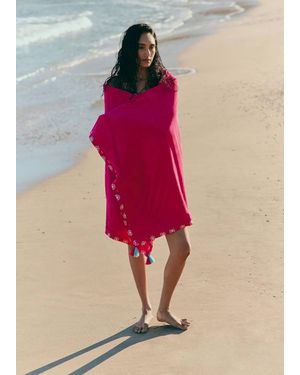 MANGO TEEN Suns Beach Towel - Pink