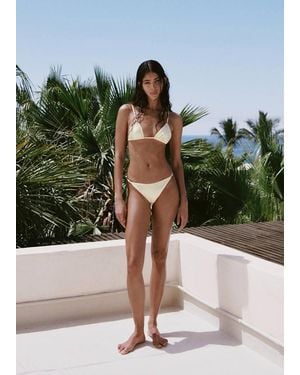 Mango Triangel-Bikinioberteil Mit Nieten - Grün