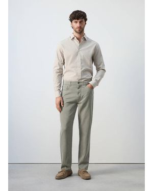 Mango Lori Tapered-Fit Jeans - Grey