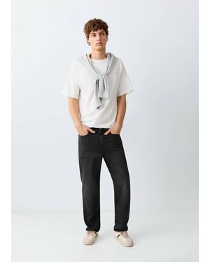 MANGO TEEN Regular-Fit Jeans - White
