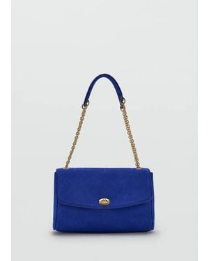 Mango Borsa A Tracolla - Blu