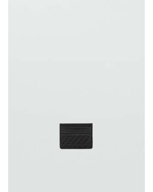 Mango Braided Cardholder - White