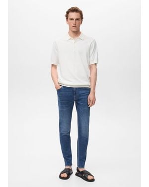 Mango Jude Skinny-Fit Jeans - White