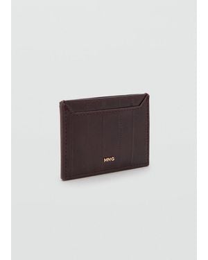 Mango Texture Card Holder - White