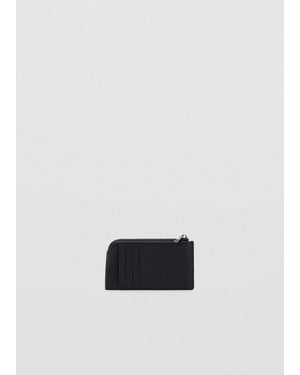 Mango Purse Zip - White