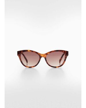 Mango Resin Frame Sunglasses Chocolate - Pink
