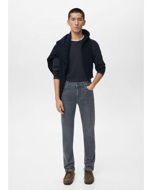 Mango Slim Fit Ultra Soft Touch Patrick Jeans - Blue