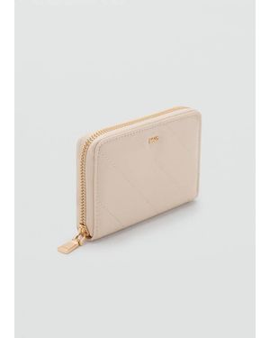 Mango Medium Padded Wallet - Natural