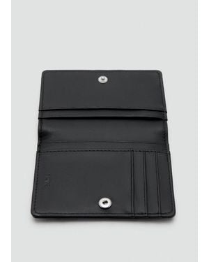 Mango Card Holder Double - Black