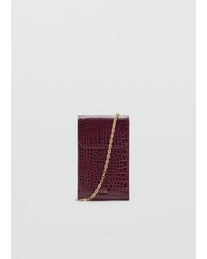 Mango Shiny Glitter Coconut Phone Case - Red