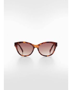 Mango Resin Frame Sunglasses Chocolate - Pink