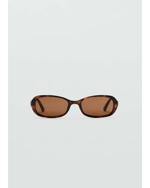 Mango Resin Frame Sunglasses - White