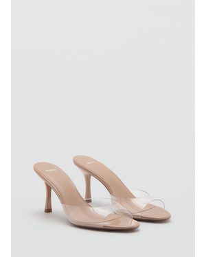 Mango Pointed Heel Sandals - White