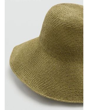 Mango Natural Fibre Bucket Hat - Green