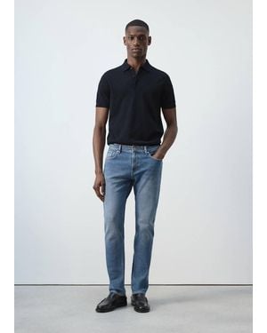 Mango Jeans Jan Slim Fit Blu Medio