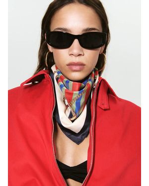 Mango Halstuch Mit Chain-Print - Rot