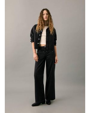 MANGO TEEN Denim Shirt With Studs - Multicolour