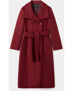 Mango Cappotto Sirenita Rosso