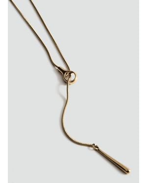 Mango Stainless Steel Pendant Necklace - Multicolor