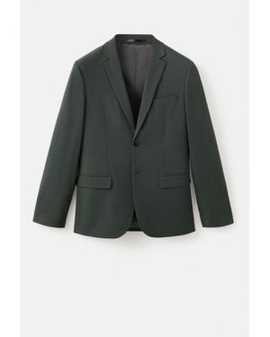 Mango Super Slim-Fit Suit Jacket - Black