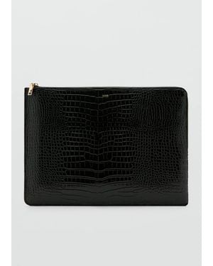 Mango Shiny Coco Laptop Sleeve - Red