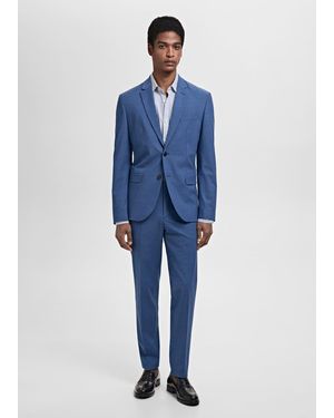 Mango Giacca Completo París Super Slim-Fit Blu