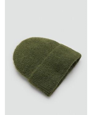 Mango Rib-Knit Cap - Green