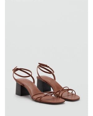 Mango Riemchensandale Mit Absatz - Pink