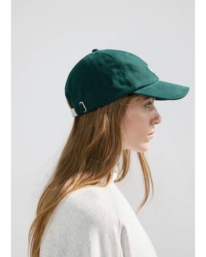 Mango Embroidered Message Cap - Green