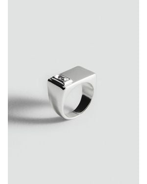 Mango Geometric Ring Crystal Wall Light - Grey