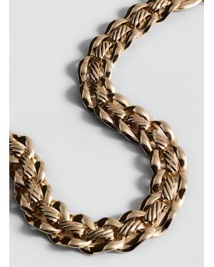Mango Link Chain Necklace - Metallic