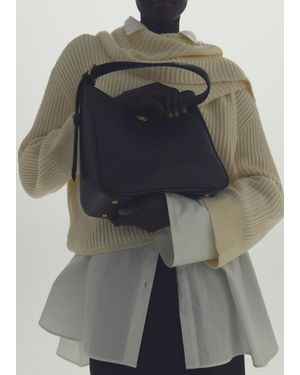 Mango Medium Bucket Bag With Metal Detail - Black