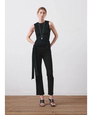 Mango Sienna Flared Cropped Jeans - Multicolour