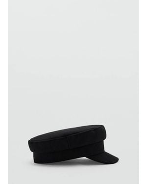 Mango Soft Knitted Sailor Cap - White