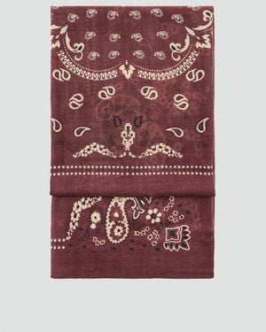 Mango Halstuch Mit Paisley-Muster - Lila