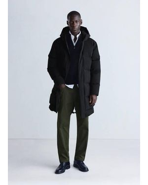 Mango Puffer Coat Oslo Noir