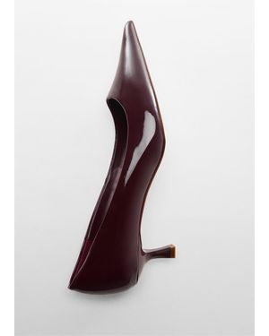 Mango Kitten Heel Shoes - Purple
