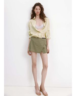 Mango Lyocell Skort - Natural