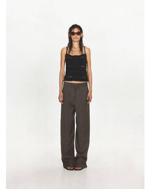 Mango Strappy Top With Cut-Outs - White
