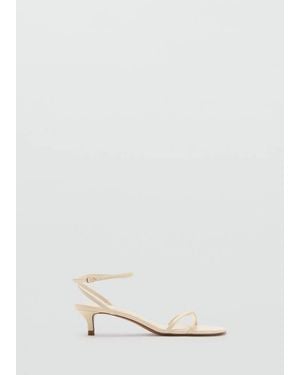 Mango Criss-Cross Straps Sandals - Blue