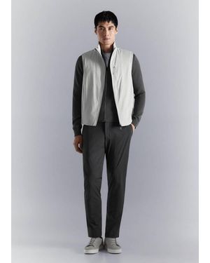Mango Packable Water-Repellent Gilet With Thermore Technology - Grey