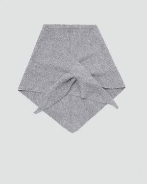 MANGO TEEN Knitted Bandana - Grey