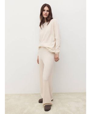 Mango 100% Cashmere Jumper - Natural