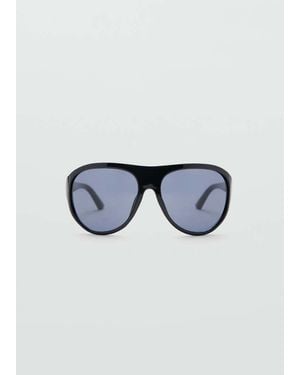 Mango Resin Frame Sunglasses - Blue