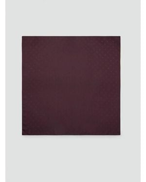 Mango Polka Dot Square Scarf - Purple
