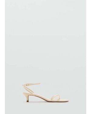 Mango Criss-Cross Straps Sandals - Blue