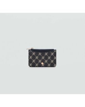 Mango Logo Zip Card Holder - White
