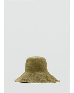 Mango Natural Fibre Bucket Hat - Green